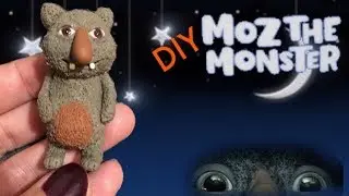 DIY Moz the Monster with polymer clay - Tutorial - John Lewis Christmas 2017 Advert