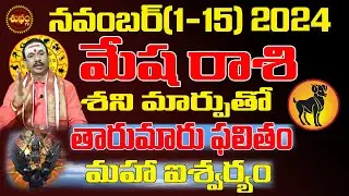 తారుమారు ఫలితం | MESHA RASI NOVEMBER 2024 | ARIES ASTROLOGY #KARTIKA MASAM | SHUBHAM TV