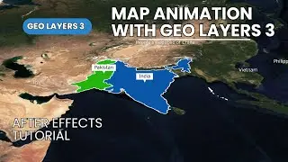How to Create Map Animation Like Dhruv Rathee | Geo layers 3 | Animation arena zone
