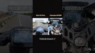 Ola S1 Pro Vs R15 Top Speed Check ⚡⚡ #olas1pro #r15