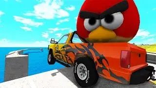 Beamng drive - Open Bridge Jumping Car Crashes #6