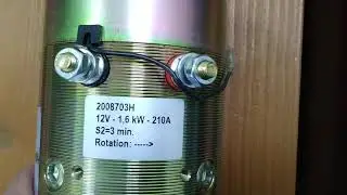 Электродвигатель DC Motor ZD1223 12V 1.6kW 210A - гидроборт MBB Palfinger  Dautel Anteo