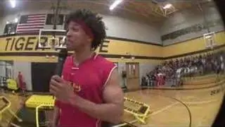 Whitewright High School Assembly featuring Team Acrodunk