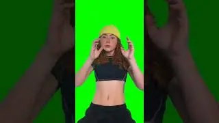 Robot dance meme green screen