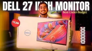 My New 27 Inch Monitor From Dell 🔥😱 !! Unboxing And Review ⚡ !! Tek Unbox