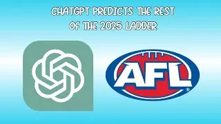 AI Predicts the Rest of the AFL Ladder!