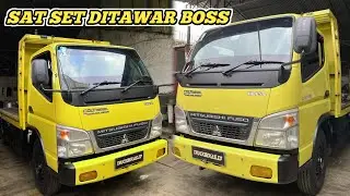 Truk bekas murah‼️Mitsubishi canter FE71Long tahun 2017 full original