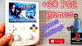 +60 PS2 games on anbernic RG406V