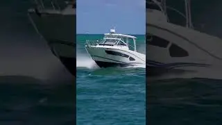 Leader Boat yesterday at the Haulover Inlet