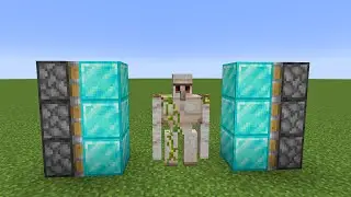 iron golem + diamond block = diamond golem???