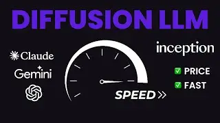 Diffusion LLM (FAST & CHEAPER LLM) - MERCURY CODER MINI &  MERCURY CODER SMALL by Inception Labs