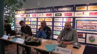 Pressekonferenz 1. FFC Frankfurt - VfL Wolfsburg 20. Oktober 2019