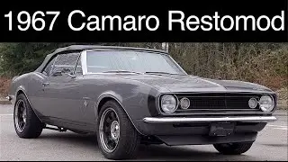 1967 Camaro convertible restomod.