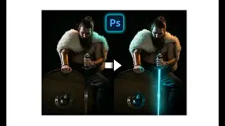 How to Make Amazing Glowing Sword in Photoshop | Photoshop Tutorial!