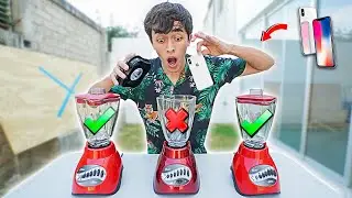 NO METAS Tu CELULAR a La LICUADORA INCORRECTA o MUERE (adios celular😢)