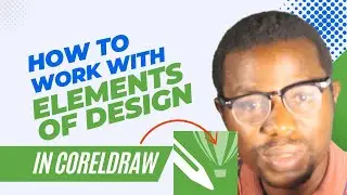 how to get graphic design element into your work space in corel draw