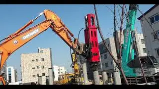 Impact pile driver for excavator, IPD 0212 720