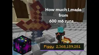 Loot from 600 m6 runs (Massive Profit. Hypixel Skyblock)