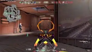 Valorant Calculated shot with the map + last seen