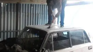как сделать люк на крыше ваз!!!