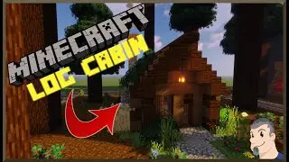 Minecraft Log Cabin Tutorial [How To Build] Rustic Starter House