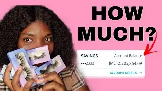HOW MUCH MONEY DO I MAKE SELLING MINK LASHES? 👀 ➕ GIVEAWAY! 🎁