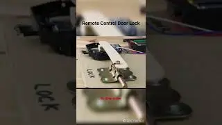 Remote Control Door Lock #1sec #viral #shorts #hack #technical