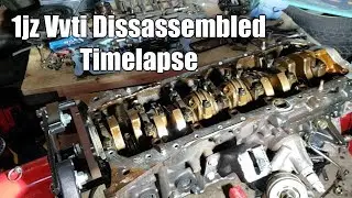 1jz vvti dissassembled timelapse (1.5jz build part 3)