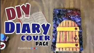 DIY Diary Cover/Texture/Decor Front Page/College Project/creativityim