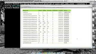 Scaling Spring Batch on CloudFoundry