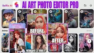 SELFIE AI PHOTO EDTOR FILTER & EFEK AI ANIME || MENGUBAH FOTO MENJADI ANIME,AVATAR & CARTOON
