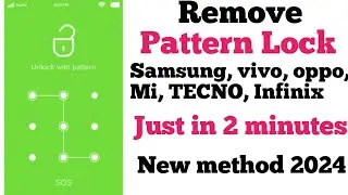 Unlock Android Phone Pattern Lock Without Losing Data | How To Unlock Phone if forgot password