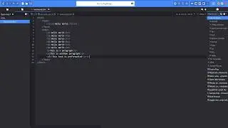 HTML Basic Tags | Komodo Edit 12