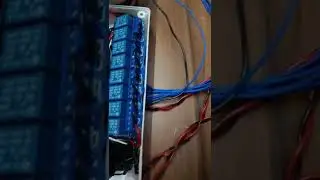 Battery swaping station project AWS web server ESP32 ESP8266 relay control
