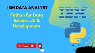 Python for Data Science, AI & Development || IBM Data Analyst