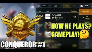 PUBG MOBILE Asia Conqueror Rank 1 Player YouTube MIDAS Gameplay... Legit Player Better Than Hackers