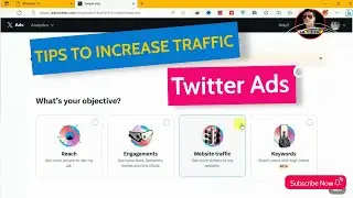 | How to Increase website traffic campaign on twitter Ads 2023 | rkvideo1 | youtube Video 2023 |