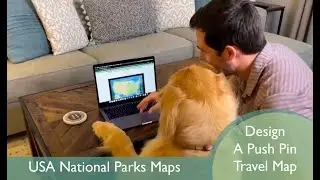 Custom USA National Parks Map - Design a Push Pin Map - by GeoJango Maps