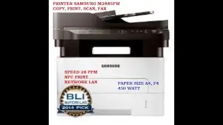 Cara setting awal Printer Samsung M2885FW