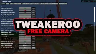 Minecraft Tweakeroo Tutorial - Free Camera - Spectator mode like flying with your survival account