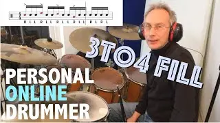 3 to 4 Tom Fill (Personal Online Drummer - B02)