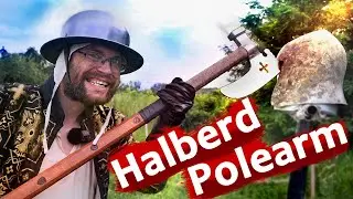 STEEL HELMET CRACKED ??!! Medieval polearms