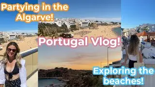 ALBUFEIRA PORTUGAL TRAVEL VLOG | DAY 1 & 2 // Exploring the Algarve, beaches, nightlife + more!