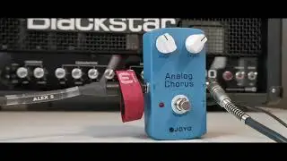 Joyo JF-37 Analog Chorus | sound test | LTD EC-1000 Deluxe & Fender Telecaster