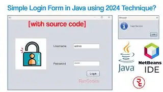 How to Create a Simple Login Form using java in 2024 [with source code]
