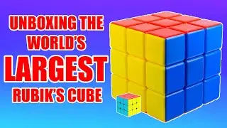 Unboxing the world's largest (mass-produced) Rubik's Cube!