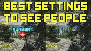Best Settings To See People Graphics Comparison : Escape From Tarkov