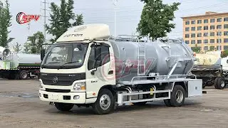 Overview of SPV 6,000 Liters Combined Jet Vacuum Truck (FOTON)