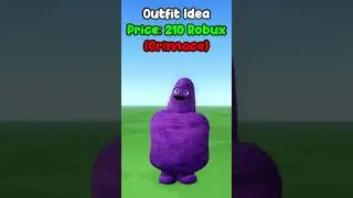 Grimace Roblox Outfit Idea #shorts #roblox #grimaceshake