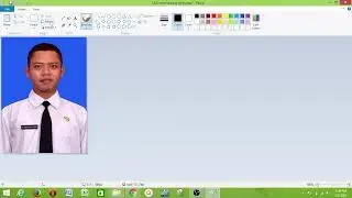 Tutorial ubah ukuran foto 3x4, 4x6 secara offline dan gratis menggunakan Paint